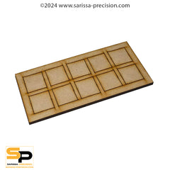 6x1 30x30mm Conversion Tray for 25x25mm bases