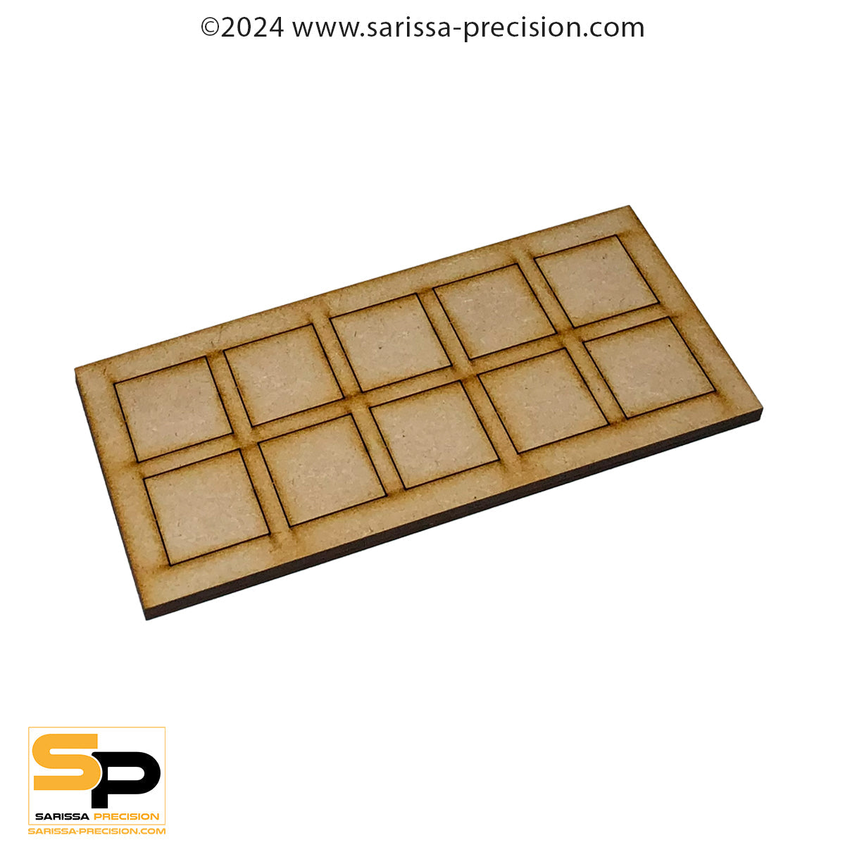 10 x 8 30x30mm Conversion Tray for 25x25mm bases