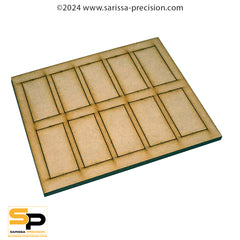 3 x 1 30x60mm Cavalry Conversion Tray for 25x50mm Bases