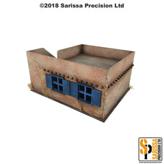 Adobe House with Stairs