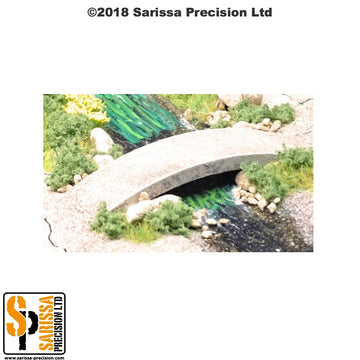 Mountain Village Simple Stream Footbridge Set (x4)