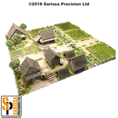 Mountain Village Scenery Set (28mm)