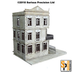 European Three-Storey Residential Corner Townhouse