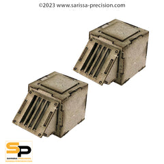 City Block: Roof Air Con Units (x2)