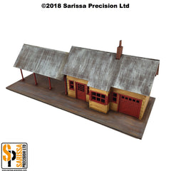 3.10 Old West Railroad Scenery Set