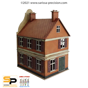Dutch / Belgian Two-Storey Shop (28mm)
