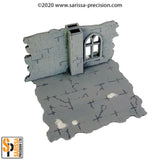The Ruined City - High Wall with One Window (stackable)