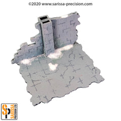 The Ruined City - High to Low Link Wall Set (2 sections)