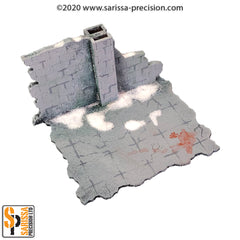 The Ruined City - High to Low Link Wall Set (2 sections)