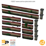 Walls - Low Stucco Walls, Intact