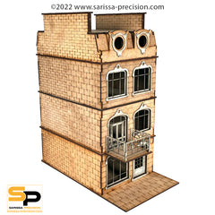 European Townhouse 3 Storey Narrow Building B