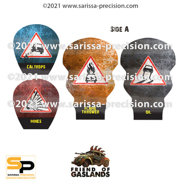 Gaslands Effect Template Set - Upgraded