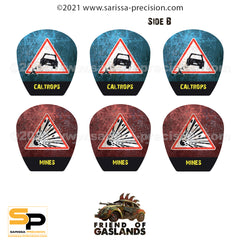 Gaslands Effect Template Set 2 - Full Colour