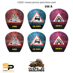 Gaslands Effect Template Set 4 - Full Colour