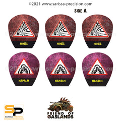 Gaslands Effect Template Set 5 - Full Colour