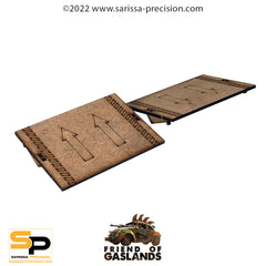 Derelict Race Gate and Ramp set for Gaslands Refuelled