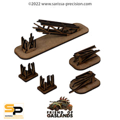 Girders and Obstacles set for Gaslands Refuelled