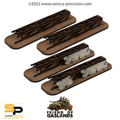 Girders and Obstacles set for Gaslands Refuelled