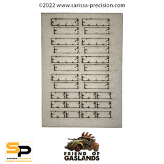 Girders and Obstacles set for Gaslands Refuelled