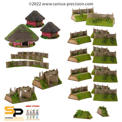 Celt Fortified Palisade Village (28mm)