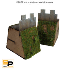 Raised Earth Palisade Short straight (x2)