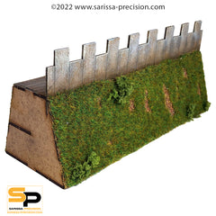 Raised Earth Palisade Long straight