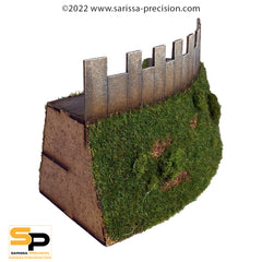 Raised Earth Palisade Medium Curve