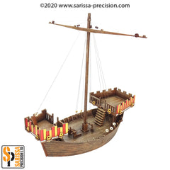 Medieval Cog Sailing Ship (28mm)