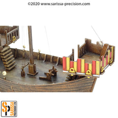 Medieval Cog Sailing Ship (28mm)