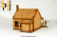 House with Porch - Stone Chimney 2