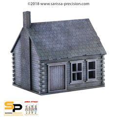 Log Cabin - Stone Chimney