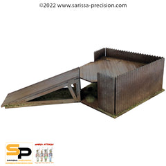 Starfort Corner With Artillery Ramp (28mm)