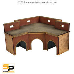 15mm ACW Brick Fort Bastion Corner