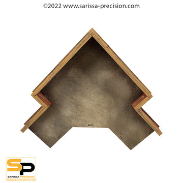 15mm ACW Brick Fort Bastion Corner