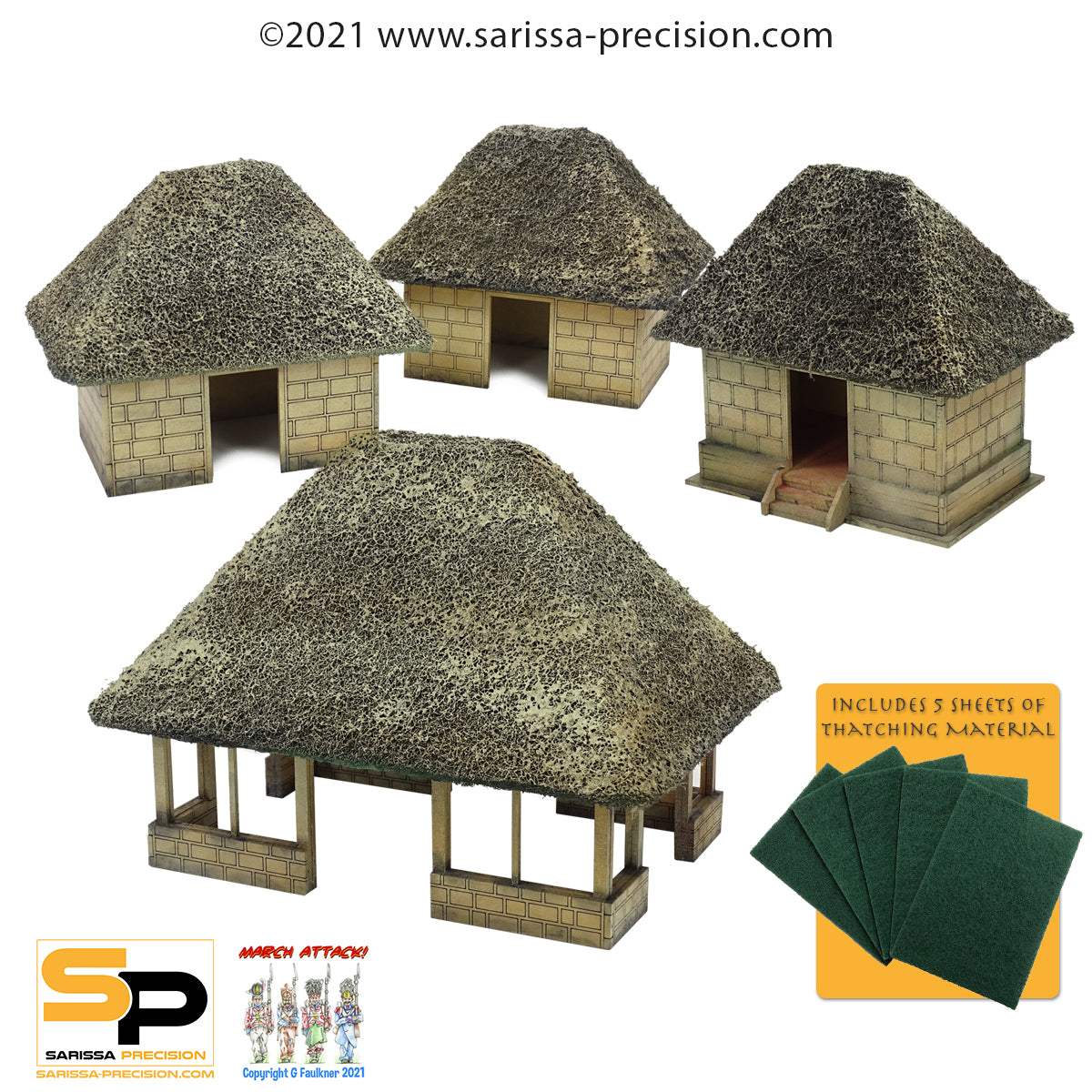 Ancient Americas - Village Set (28mm)