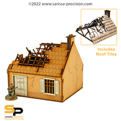 Destroyed Single-Storey House (28mm)