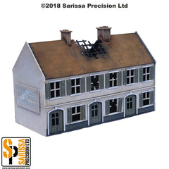 Destroyed Terrace House Block (28mm)