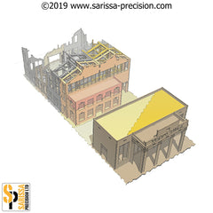 Stalingrad Tractor Plant & Entrance Set (28mm)