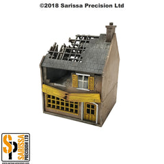Destroyed Small Shop - 20mm