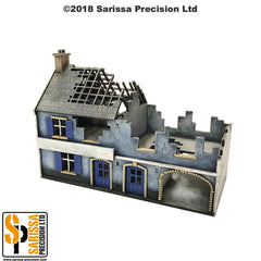 Destroyed Large Farmhouse - 20mm