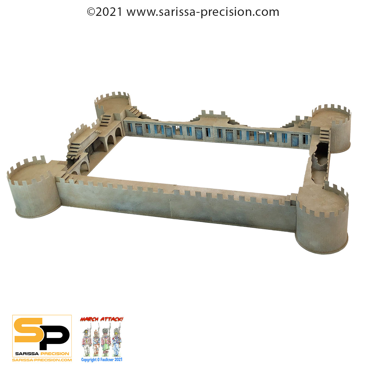 Fort Capuzzo - Destroyed (28mm)