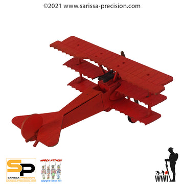 WWI Tri-plane - Fokker Dr.1 (28mm)