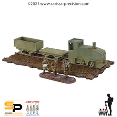 WW1 Narrow Gauge German Armoured Engine (28mm)