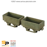 Narrow Gauge Horse Drawn Box Carriages (28mm)