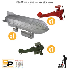 WWI Airship Battle Set - German (28mm)