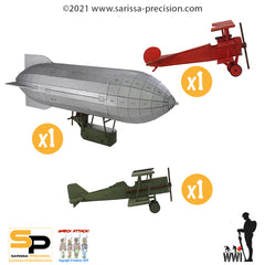 WWI Airship Battle Set - British (28mm)