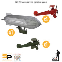 WWI Airship Battle Set - British (28mm)