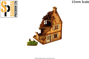 Bombed-Out Terrace - 15mm