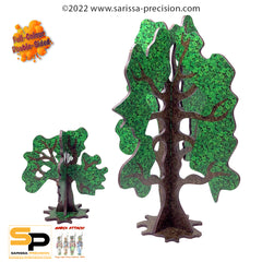 Summer Tree Set (x4) - Full Colour