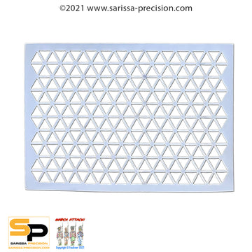 Sarissa Stencil System - Sci-fi Large triangle
